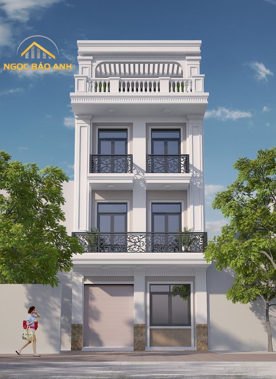 mẫu nhà cổ điển đẹp