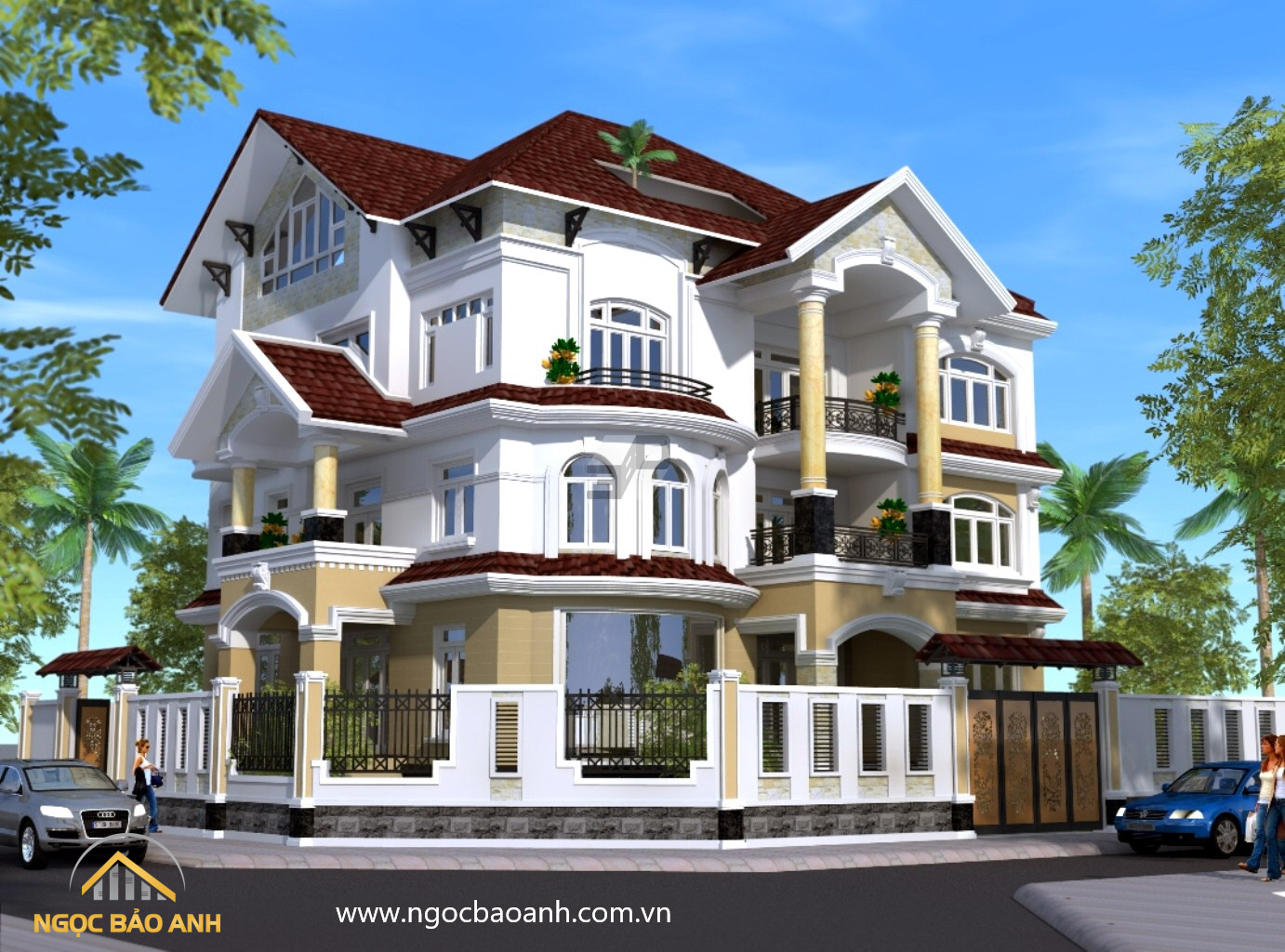 nhà phố cổ điển