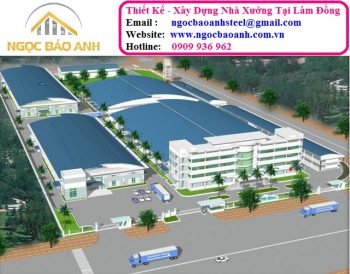 thiết kế xây dựng nhà xưởng tại Lâm Đồng