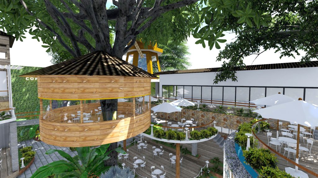 Thiết kế quán cafe sân vườn Bình Chánh
