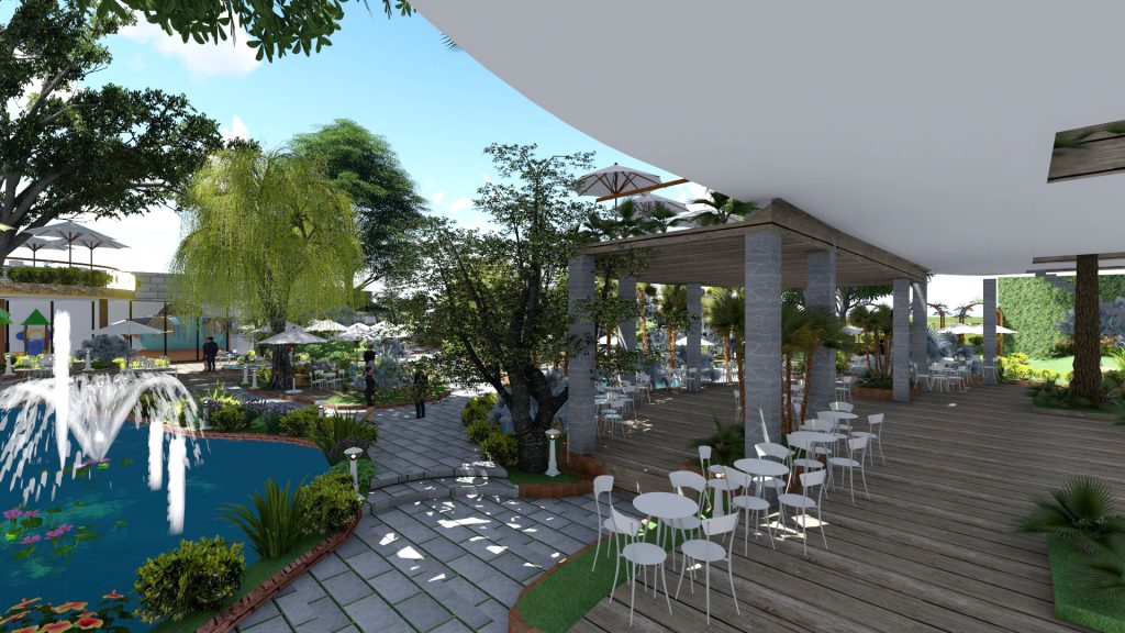 Thiết kế quán cafe sân vườn Đồng Nai