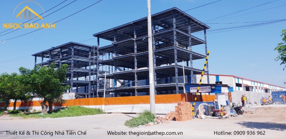 Xây dựng nhà xưởng tại KCX Tân Thuận