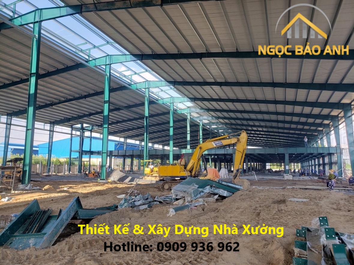 Xây dựng nhà xưởng KCN Lê Minh Xuân