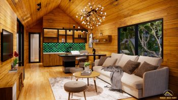 Thi công nhà bungalow tại Bình Dương