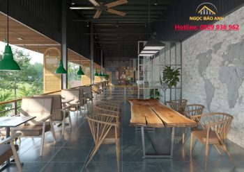 Thiết kế quán cafe tại Long An