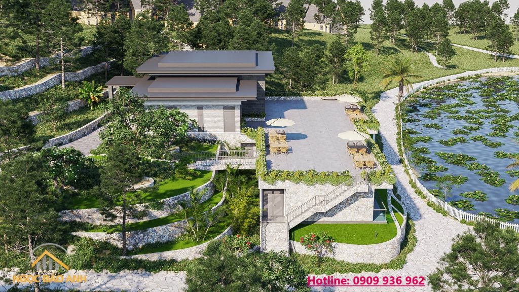 Thiết kế Villa sân vườn
