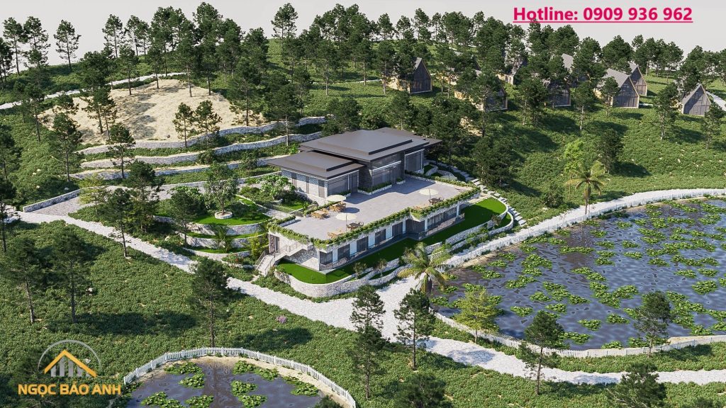 Thiết kế khu nghỉ dưỡng Lâm Đồng