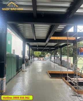 Thi công nhà thép  tiền chế HCM