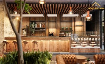 thiết kế nội thất cafe