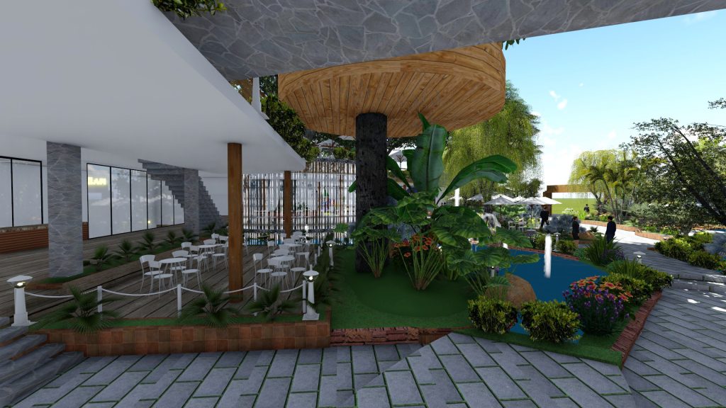 Thiết kế quán cafe sân vườn Biên Hòa Đồng Nai