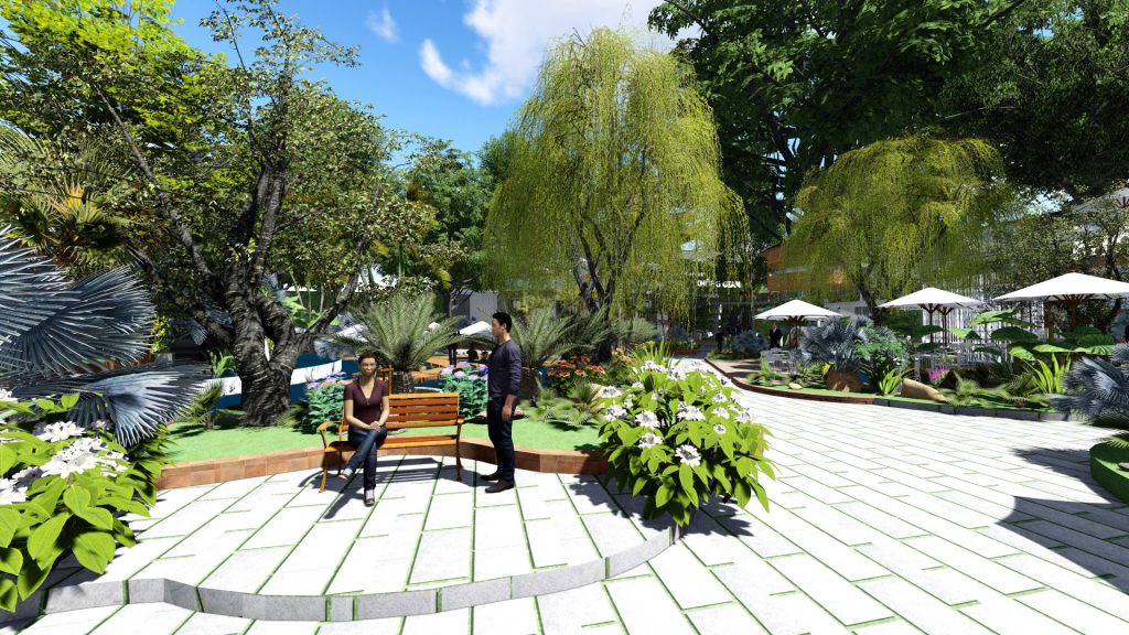 Thiết kế quán cafe sân vườn Bình Phước